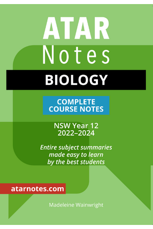 ATAR Notes Year 12 Biology Notes - NSW (2022-2024)