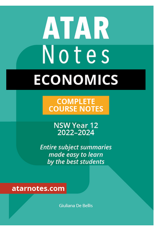 ATAR Notes Year 12 Economics Notes - NSW (2022-2024