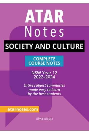 ATAR Notes HSC (Year 12) - Complete Course Notes: Culture (2022-2024)