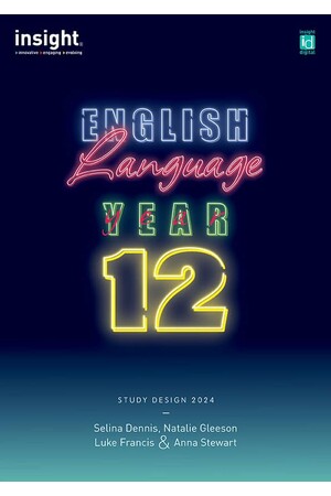 English Language Year 12 – Units 3 & 4