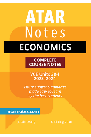 ATAR Notes VCE Economics 3 & 4 Notes (2023-2024)