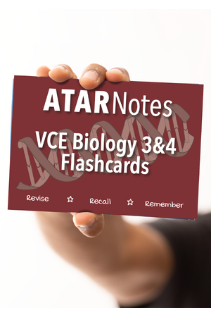 ATAR Notes Flashcards - VCE Units 3 & 4: Biology