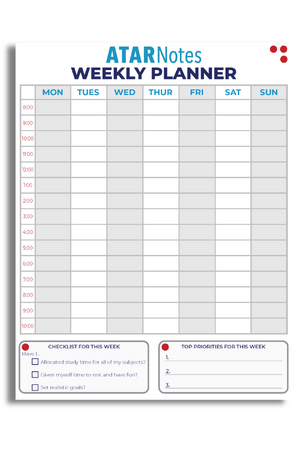ATAR Notes Weekly Planner