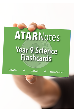 ATAR Notes - Year 9 Science: Flashcards
