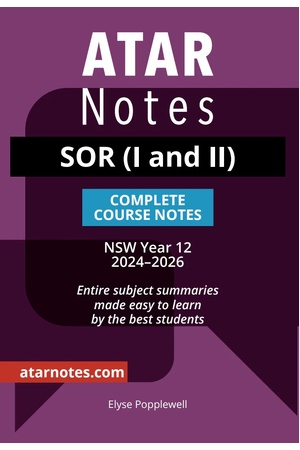 ATAR Notes HSC (Year 12) - Complete Course Notes: Studies of Religion (SOR 1 and 2) (2024-2026)