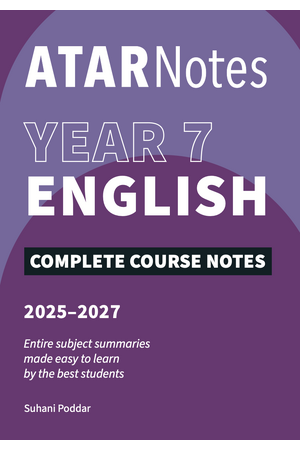 ATAR Notes Year 7 English Complete Course Notes (2025-2027)