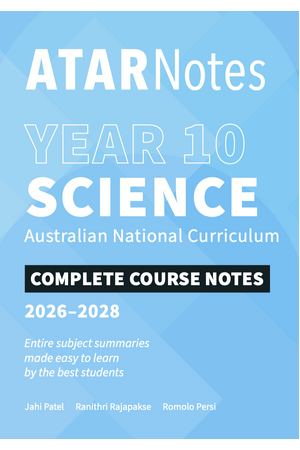 ATAR Notes Australian Curriculum - Year 10 Science Notes (2026–2028)