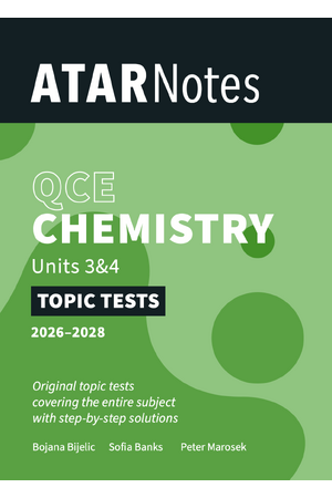 ATAR Notes QCE Chemistry 3&4 Topic Tests (2026-2028)