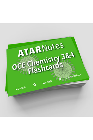 ATAR Notes QCE Chemistry 3&4 Flashcards (2026-2028)