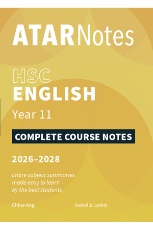 ATAR Notes HSC English Year 11 Notes (2026-2028)