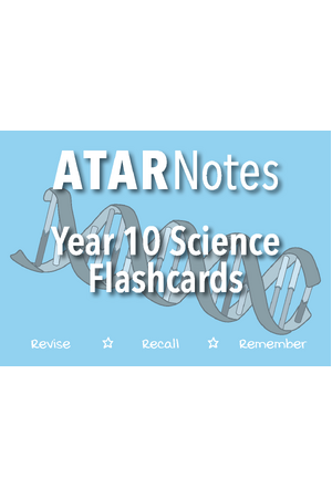 ATAR Notes Year 10 Science Flashcards (New for 2026)