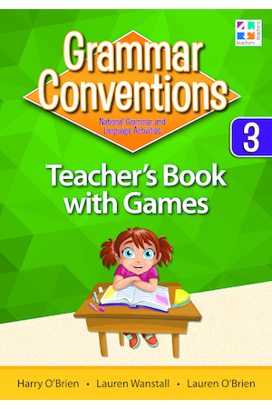 Grammar Conventions - Teacher's Book with Games: Year 3