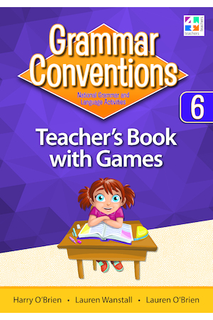 Grammar Conventions - Teacher's Book with Games: Year 6