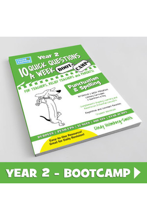 10 Quick Questions A Week - Spelling & Punctuation Bootcamp: Year 2
