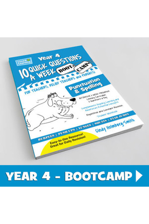 10 Quick Questions A Week - Spelling & Punctuation Bootcamp: Year 4