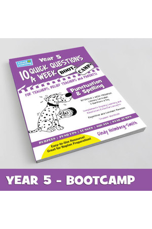 10 Quick Questions A Week - Spelling & Punctuation Bootcamp: Year 5