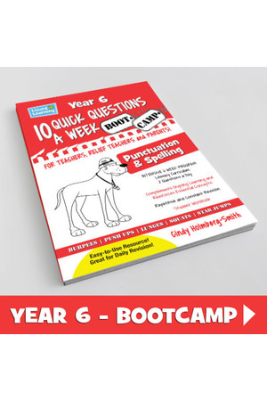 10 Quick Questions A Week - Spelling & Punctuation Bootcamp: Year 6