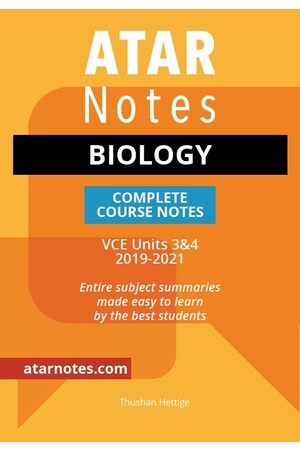 ATAR Notes VCE Biology 3 & 4 Notes (2021)