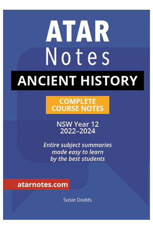 ATAR Notes Year 12 Ancient History Notes - NSW