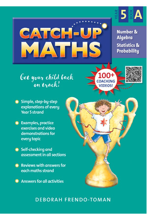 Catch-Up Maths: Number & Algebra, Statistics & Probability - Year 5 Book A