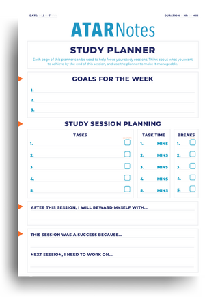 ATAR Notes Study Planner