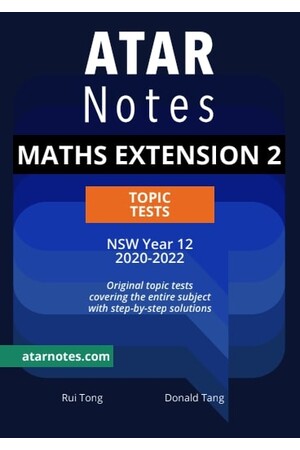 ATAR Notes Year 12 Mathematics Extension 2 Topic Tests - NSW