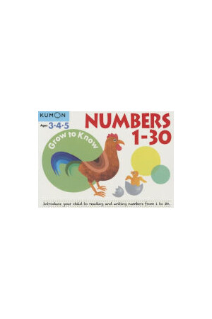 Grow to Know Numbers 1-30: Ages 3-5