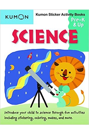 Science - Pre K & Up: Sticker Activity Book