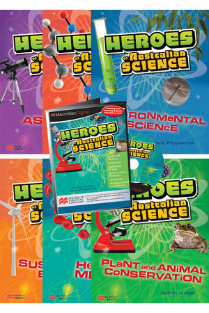 Heroes of Australian Science - Hardback & Digital Pack