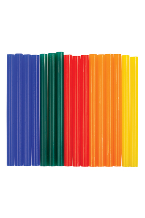 Hot Melt Glue Sticks Coloured - Pack of 25