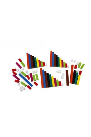 Plastic Cuisenaire Rods Student Pack - 10 Colours (74 Pieces)