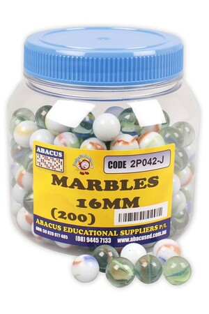 Marbles - 16mm (Jar of 200)