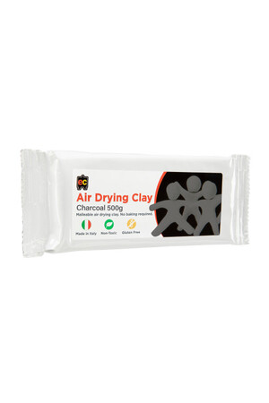 Air Drying Clay - Charcoal (500g)