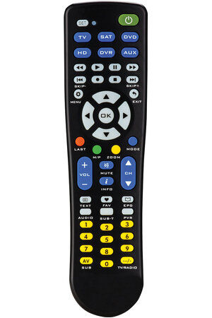 Dynalink 6 in 1 Pre-Programmed / Learning Universal Remote Control