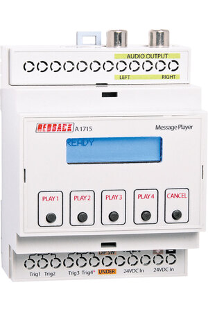 Redback DIN Rail MP3/SD Message Player