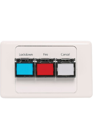 Redback Lockdown / Fire / Cancel Remote Wall Plate