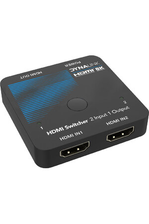 Dynalink 8K 48Gbps 2 Way HDMI Switcher
