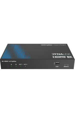 Dynalink 8K HDMI 2 Way Splitter