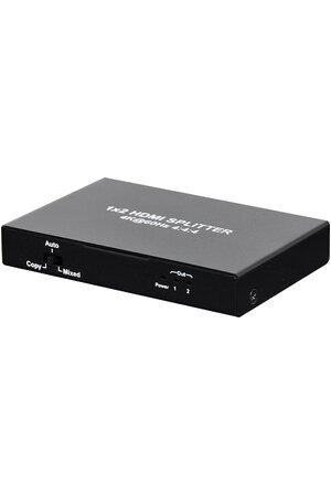 Dynalink 2 Way HDMI Splitter 18GBps Bandwidth