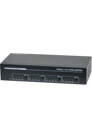 Dynalink 4x4 HDMI 2.0 18Gbps Matrix Switcher