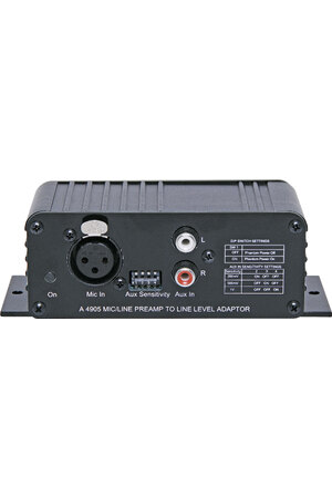 Redback Mic/Line Pre-Amplifier to Line Level Out Converter