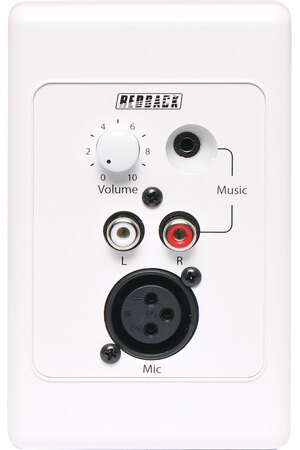 Redback Microphone/Line Pre Amplifier Wallplate