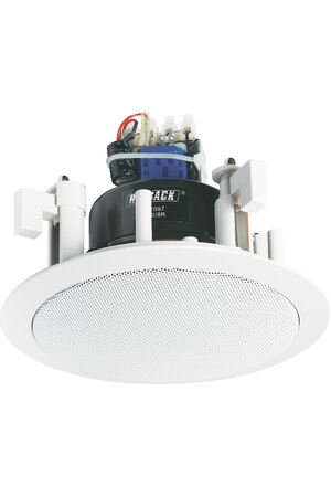 Redback 100mm (4") 15W 100V IP55 Fastfix Bathroom EWIS Ceiling Speaker