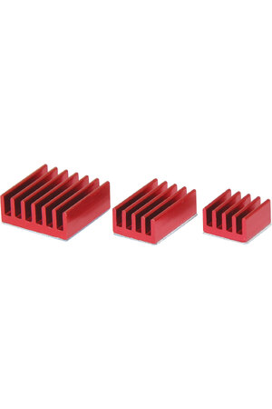 Altronics Red Heatsink Set for Raspberry Pi