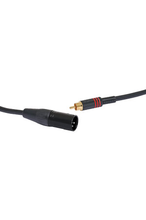 Redback 1m 3 Pin XLR Male to RCA Male Microphone Cable