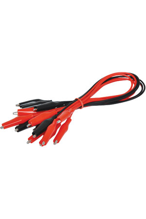 Altronics Mini Croc Clip Test Lead Set Red / Black