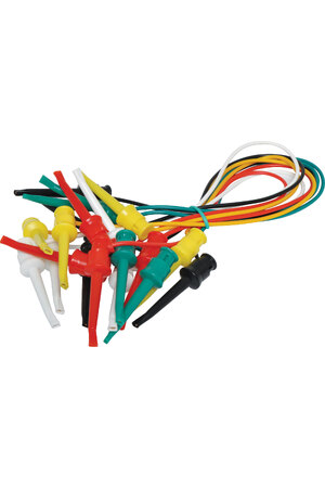 Altronics Spring IC Clip to IC Clip Test Lead Set