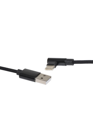 Dynalink 1.5m Type C Male to Right Angle Male USB 2.0 Cable
