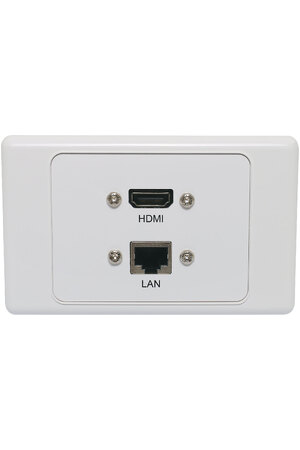 Dynalink RJ45 Cat6 HDMI Fly Lead Wallplate