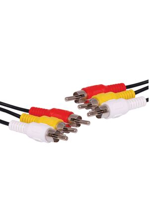 Dynalink 1.5m 3 RCA Male to 3 RCA Male Composite Cable